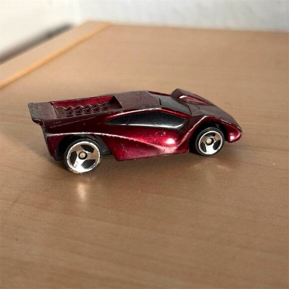 Vintage 90s Hot Wheels McDonalds Maximizer Toy Car Red Collectible 1999 - Picture 4 of 8